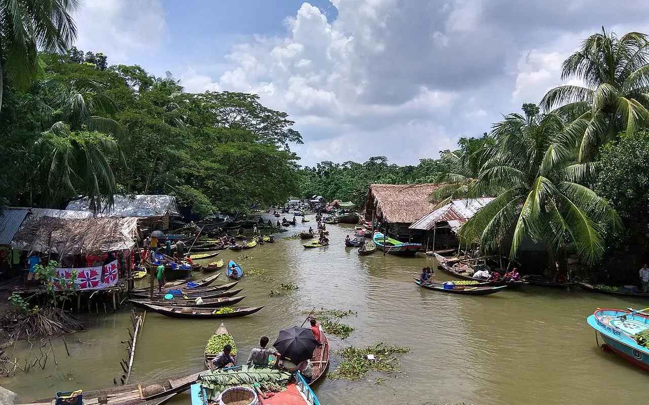 ভীমরুলি ভাসমান পেয়ারা বাজার, ঝালকাঠি