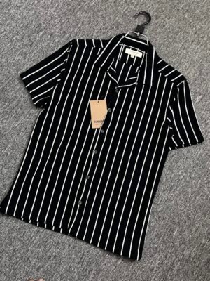 Exclusive Cuban Collar Shirt Half Sleeve 114