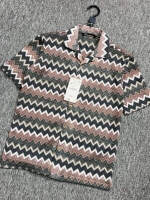 Exclusive Cuban Collar Shirt Half Sleeve 114