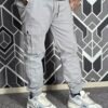 Exclusive Casual Twill Cargo Joggers (Silver Color) (AC-703)