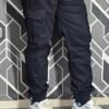 Exclusive Casual Twill Cargo Joggers (Black Color) (AC-701)