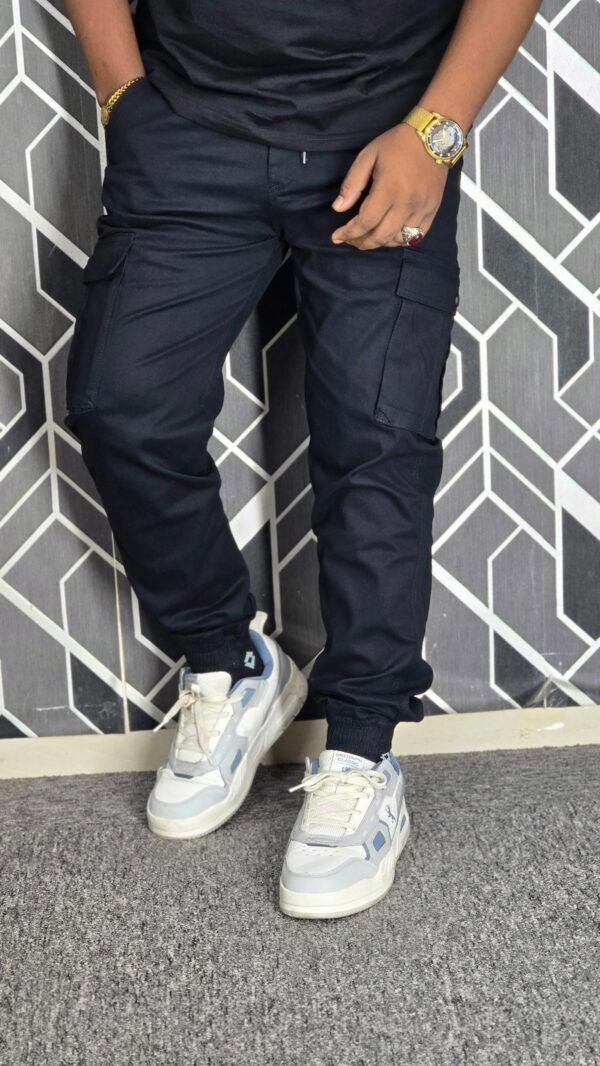 20250828_002932 Exclusive Casual Twill Cargo Pant (Black Color) (Gstar)