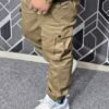 Exclusive Casual Twill Cargo Joggers ( Deep Khaki Color) (AC-702)