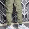 Exclusive Casual Twill Cargo Joggers (Olive Color) (AC-704)
