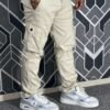 Premium Casual Twill Cargo Pant Crea, (AC-507)