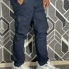 Premium Casual Twill Cargo Pant Dark Navy (AC-504)