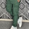 Premium Casual Twill Cargo Pant Green (AC-506)