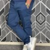 Premium Casual Twill Cargo Pant Navy (AC-501)
