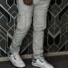 Exclusive Casual Twill Cargo Pant (Silver Color) (AC-601)
