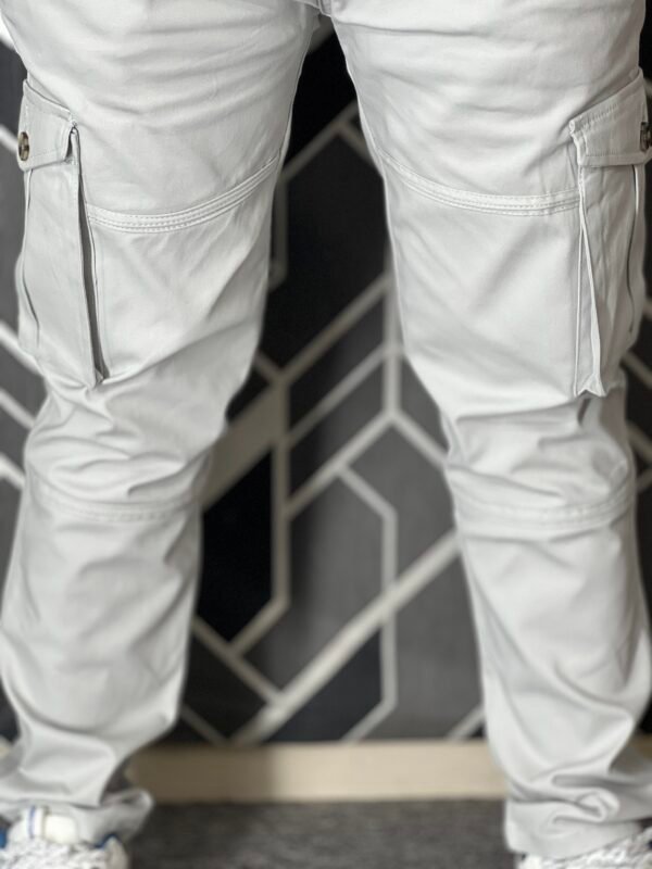 IMG_6141 Exclusive Casual Twill Cargo Pant (Silver Color) (AC-601)