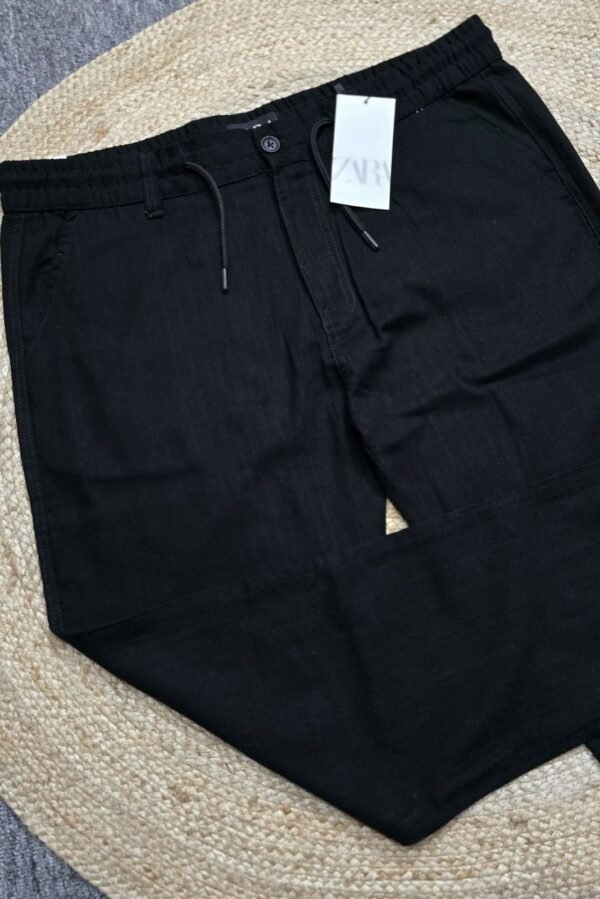 Remi cotton trouser (Black)