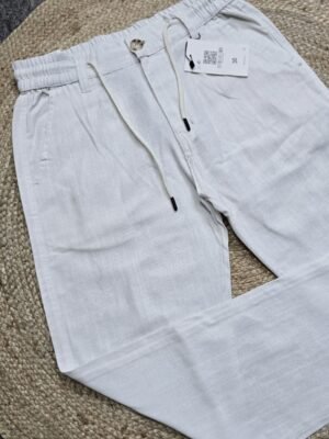 Remi cotton trouser (White)
