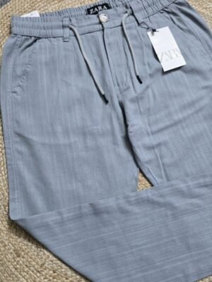 Remi cotton trouser (Sky blue)