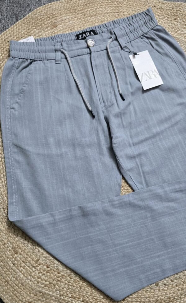 Remi cotton trouser (Sky blue)