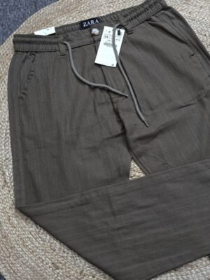 Remi cotton trouser (Deep olive)