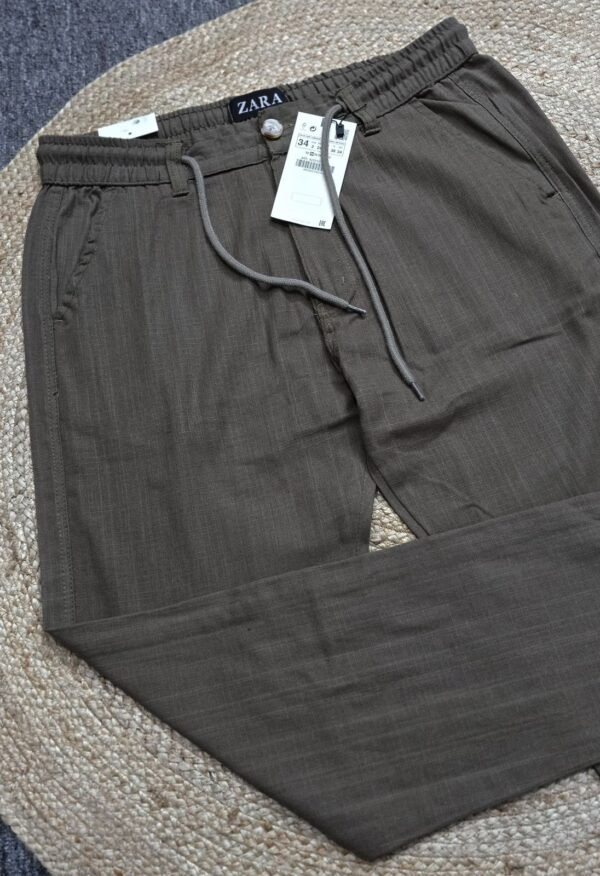 Remi cotton trouser (Deep olive)