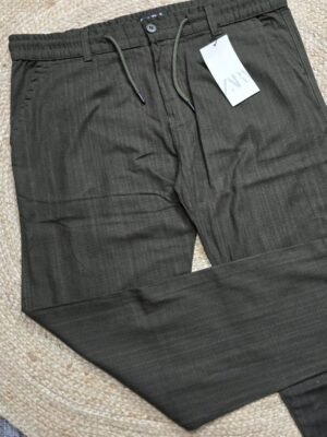 Remi cotton trouser (Olive)