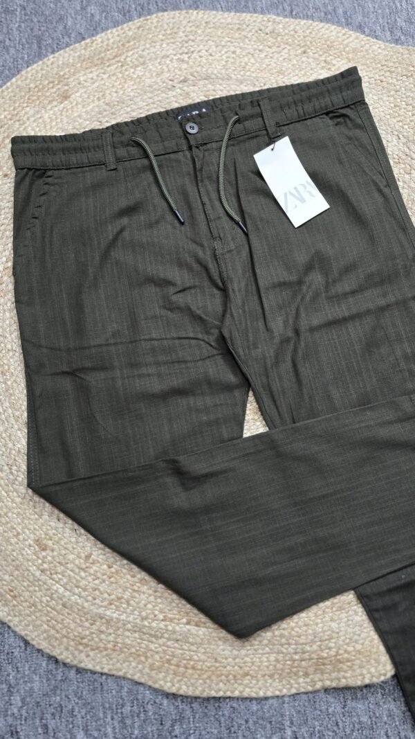 Remi cotton trouser (Olive)