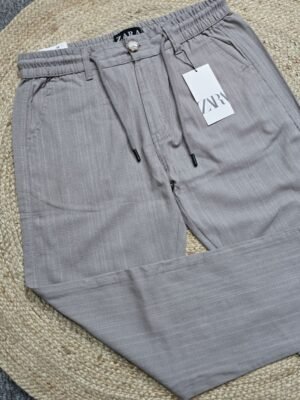 Remi cotton trouser (Grey)