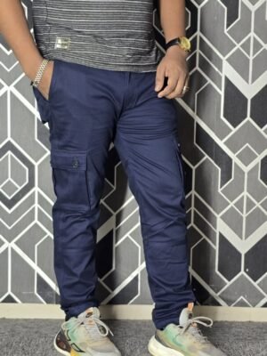 Exclusive Casual Twill Cargo Pant (Navy Color) (GAP)