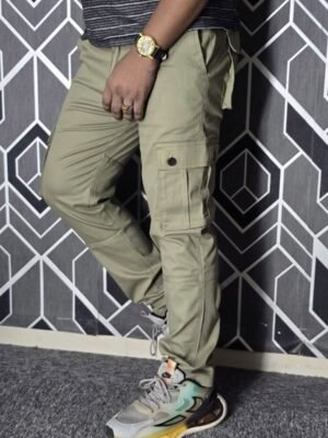 Exclusive Casual Twill Cargo Pant (Olive Color) (GAP)