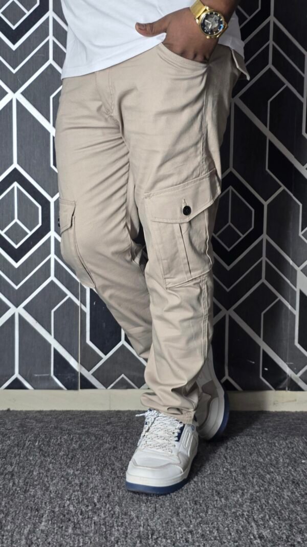 20250910_193546 Exclusive Casual Twill Cargo Pant (Cream Color) (Gstar)