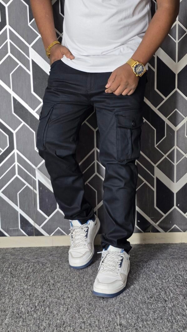 20250910_195129 Exclusive Casual Twill Cargo Pant (Black Color) (Gstar)