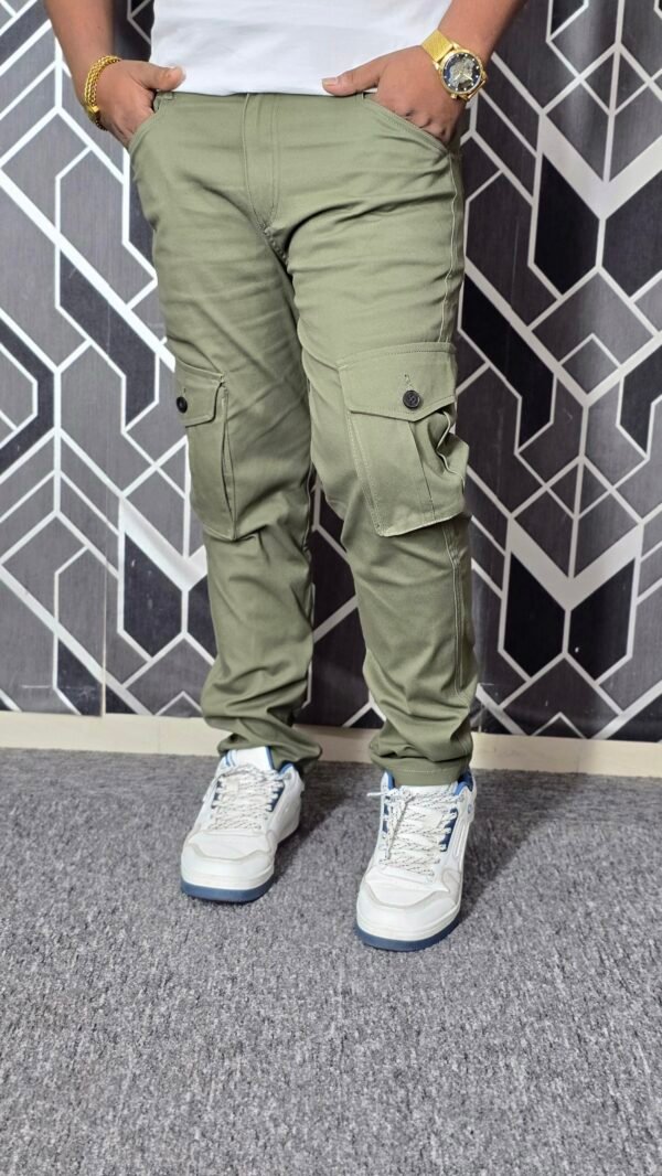 20250910_200529 Exclusive Casual Twill Cargo Pant (Olive Color) (Gstar)